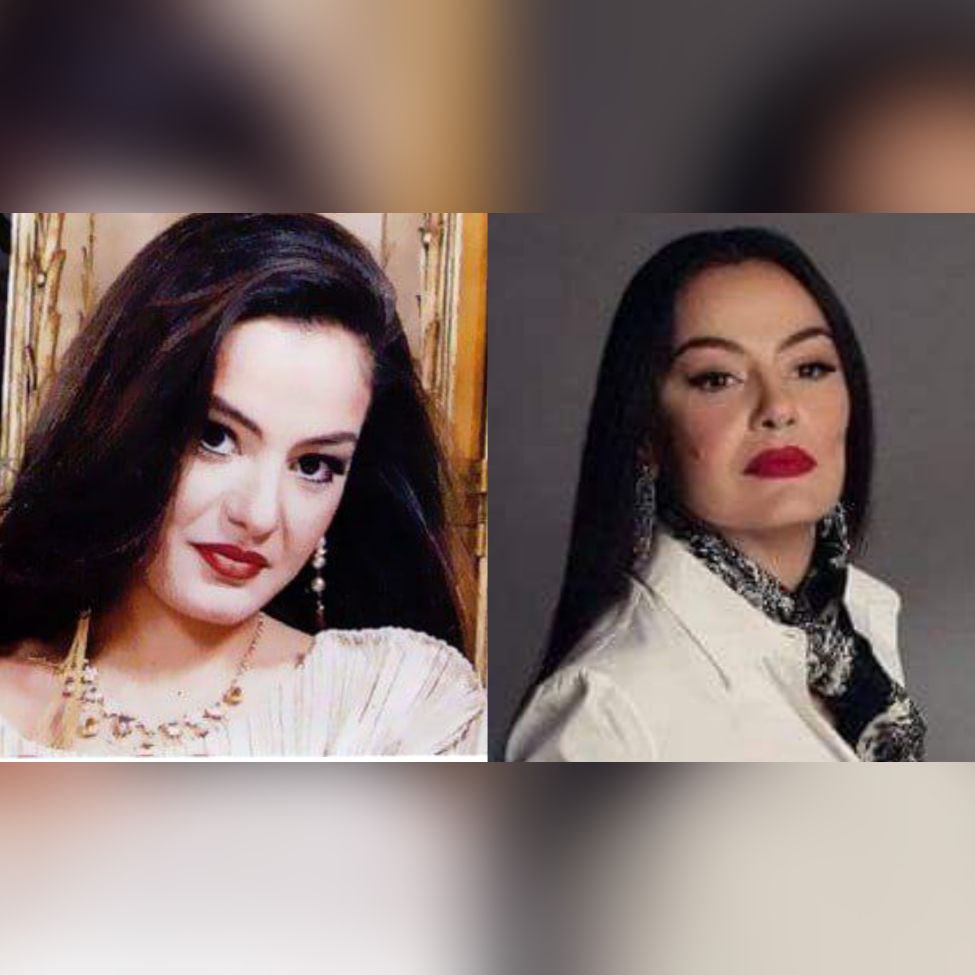 Sherihan Celebrates 60th Birthday in Golden Dress and Black Mask - News Directory 3