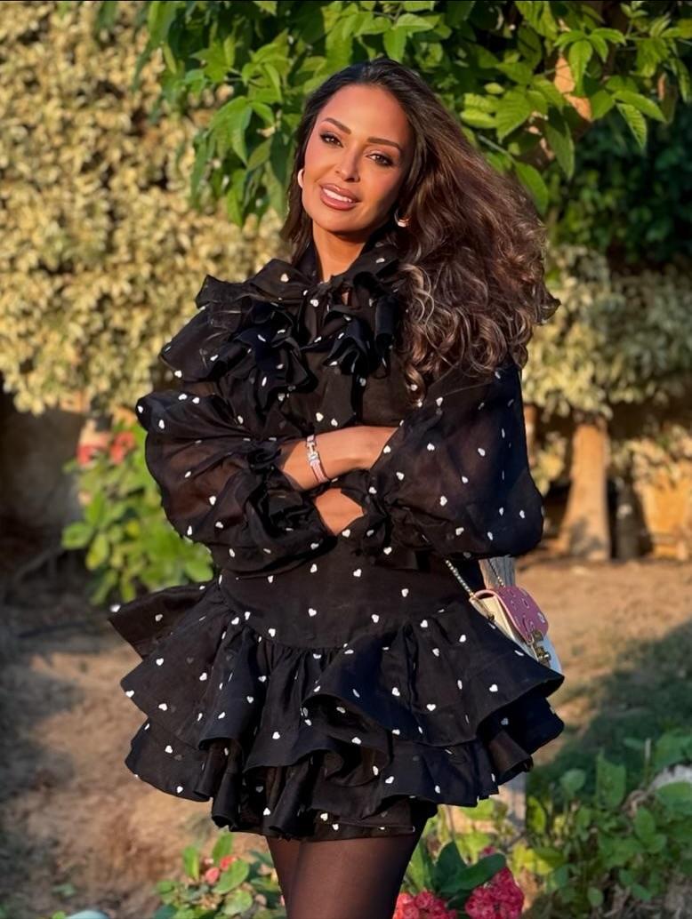 داليا البحيري "ترند" بإطلالتها اللطيفة