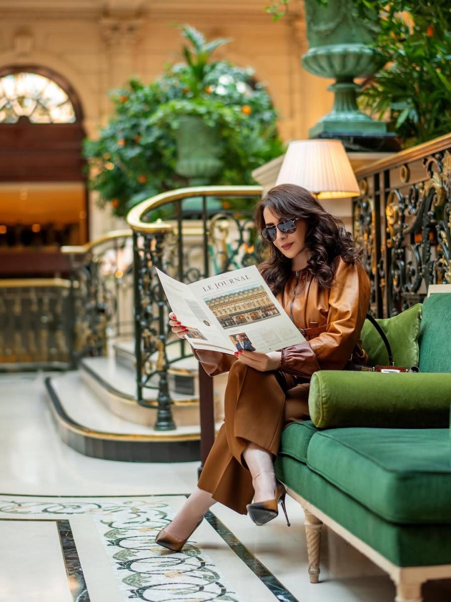 هدى حسين بإطلالات من توقيع ديور وفندي في بارييس