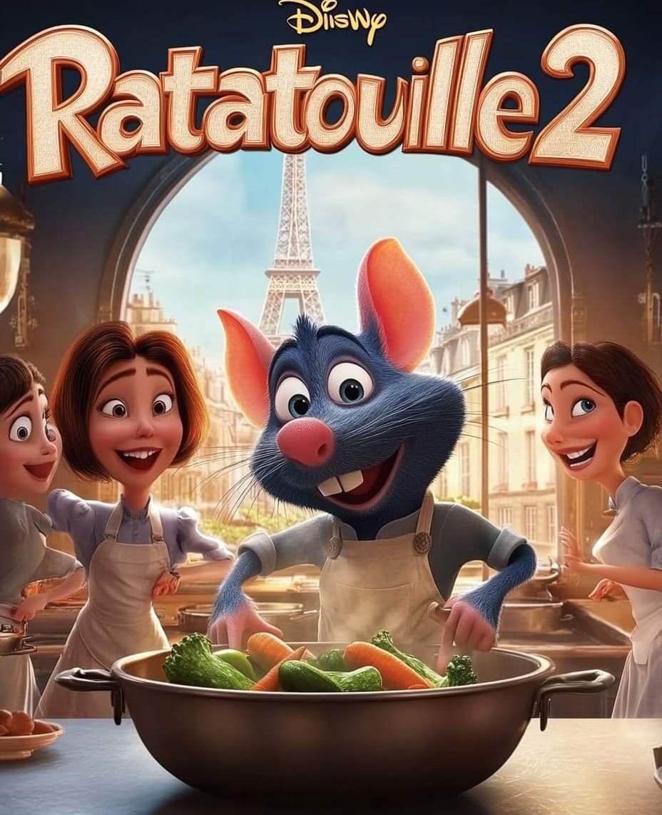 عودة الفأر الطباخ: مغامرة جديدة في فيلم Ratatouille 2 قريبا